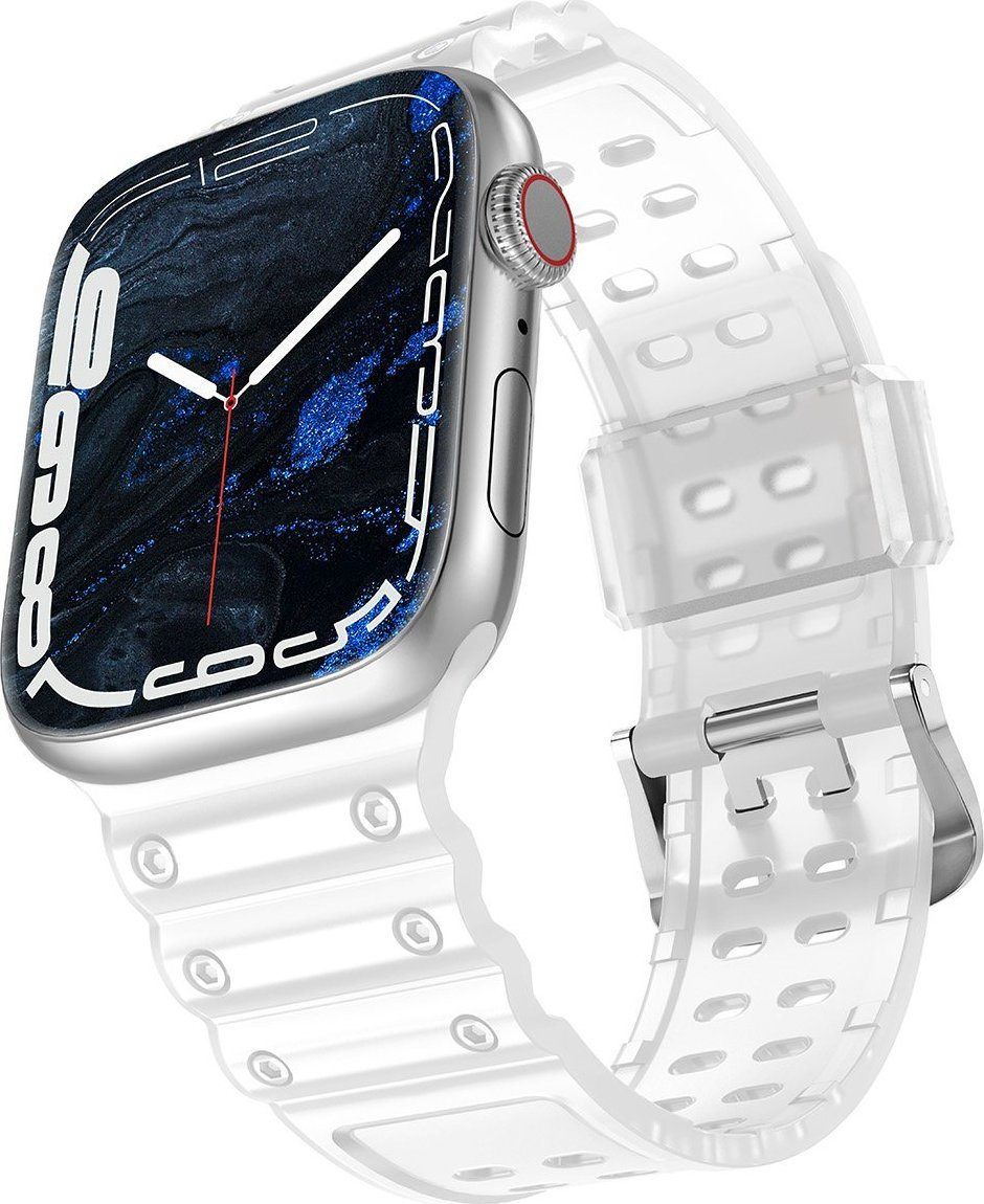 Hurtel Strap Triple Protection pasek Apple Watch SE, 8, 7, 6, 5, 4, 3, 2, 1 (41, 40, 38 mm) opaska bransoleta przezroczysty