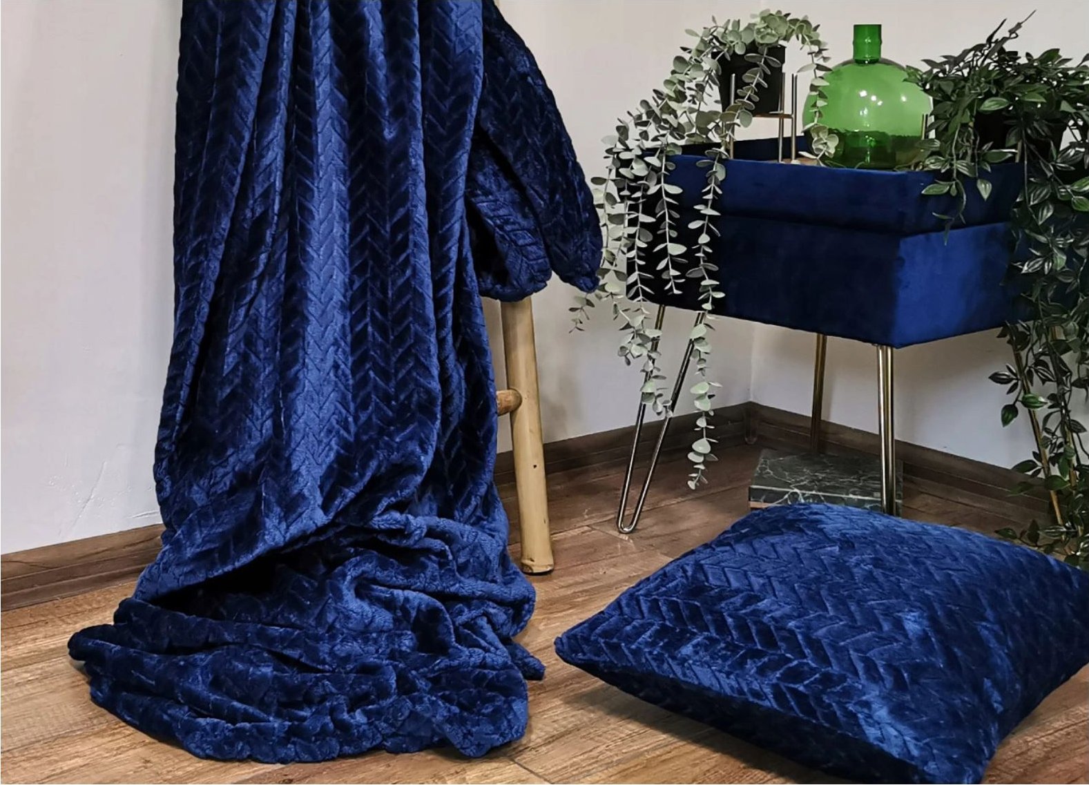 kontrast Koc Narzuta FUERO 200x220 C. zielony