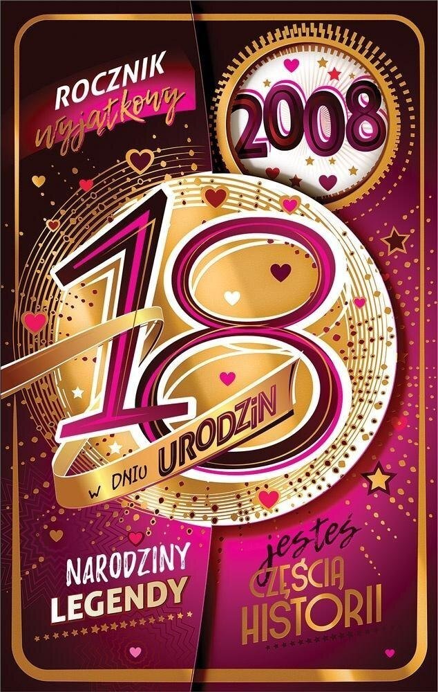 AbCard Kartka okolicznościowa Urodziny 18