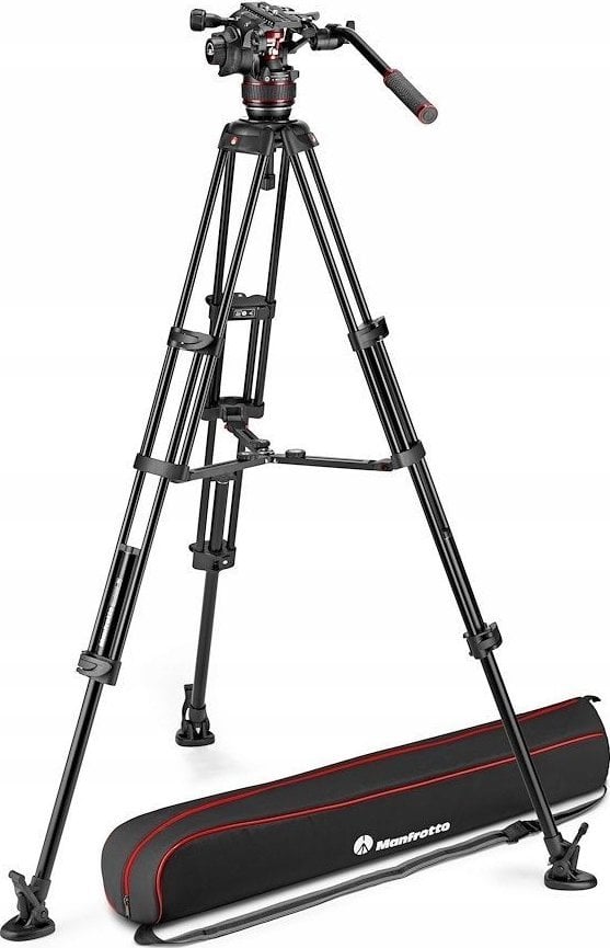 Statyw Manfrotto Zestaw Twin Alu z głowicą 608- środek rozpierający