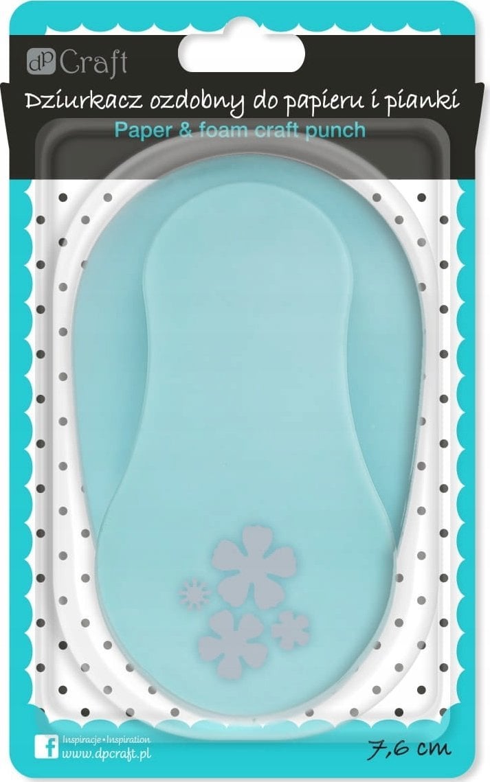 DP Craft Dziurkacz ozdobny 7,6cm kwiatki