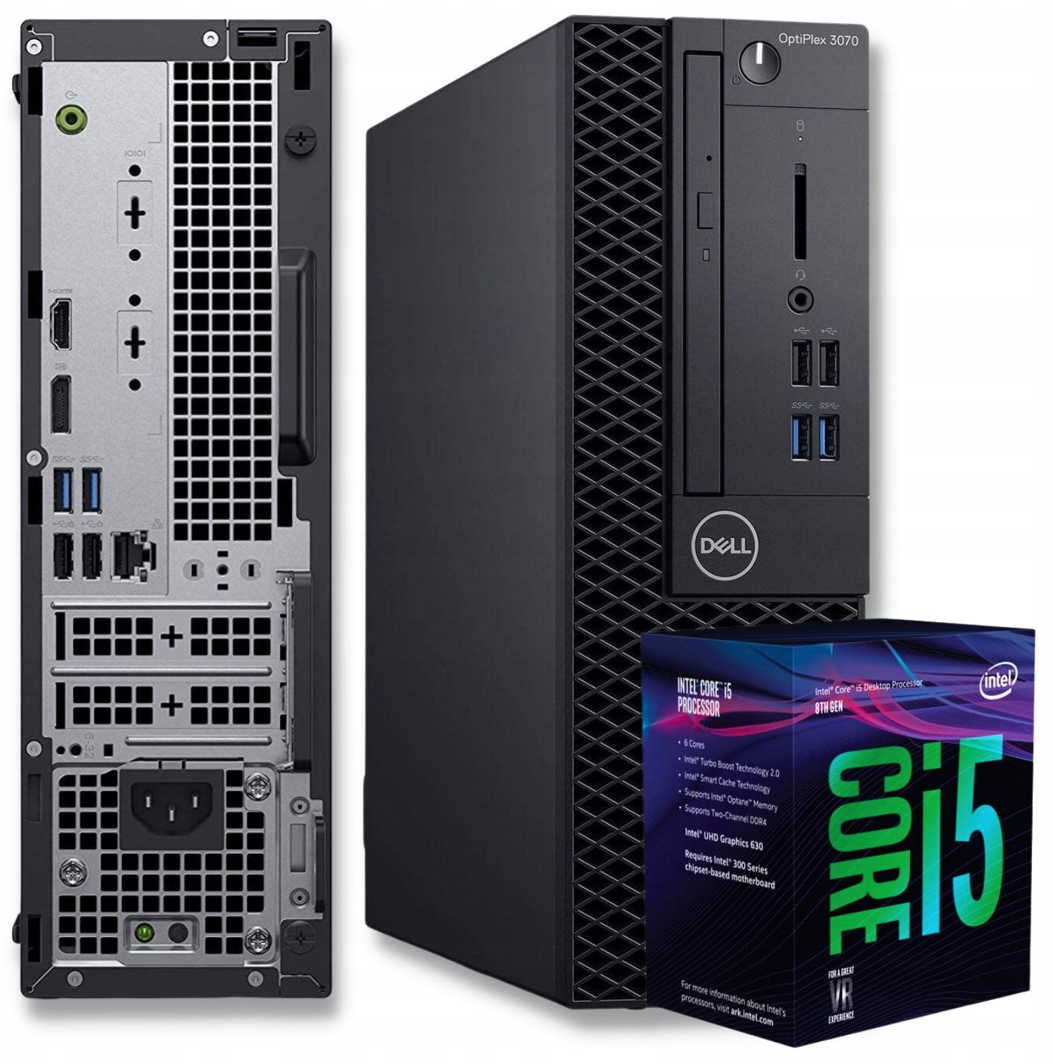 Komputer poleasingowy Dell Komputer Dell Optiplex 3070 Sff Intel Core i5 16GB DDR4 1000GB SSD Windows 11