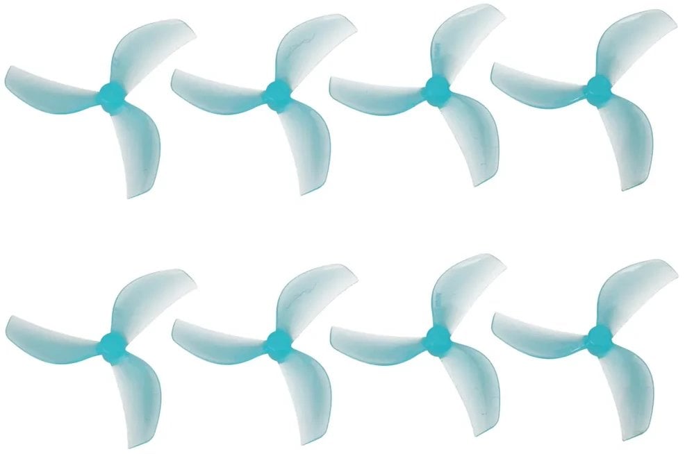 Gemfan 45mm Three-blade Propellers Niebieskie | Śmigła do drona | 8 sztuk