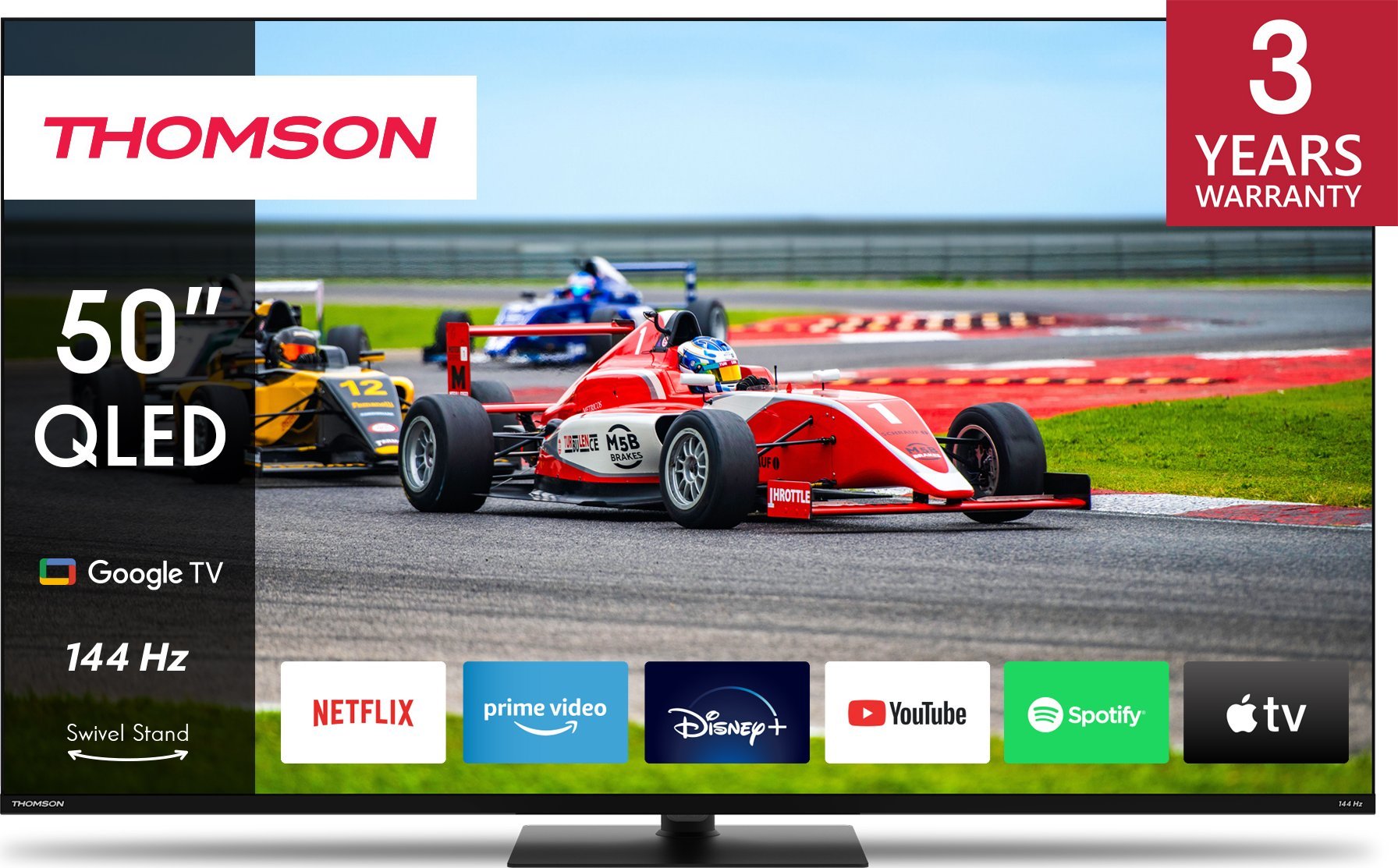 Telewizor Thomson 50QG7C14 QLED 50'' 4K Ultra HD Google TV