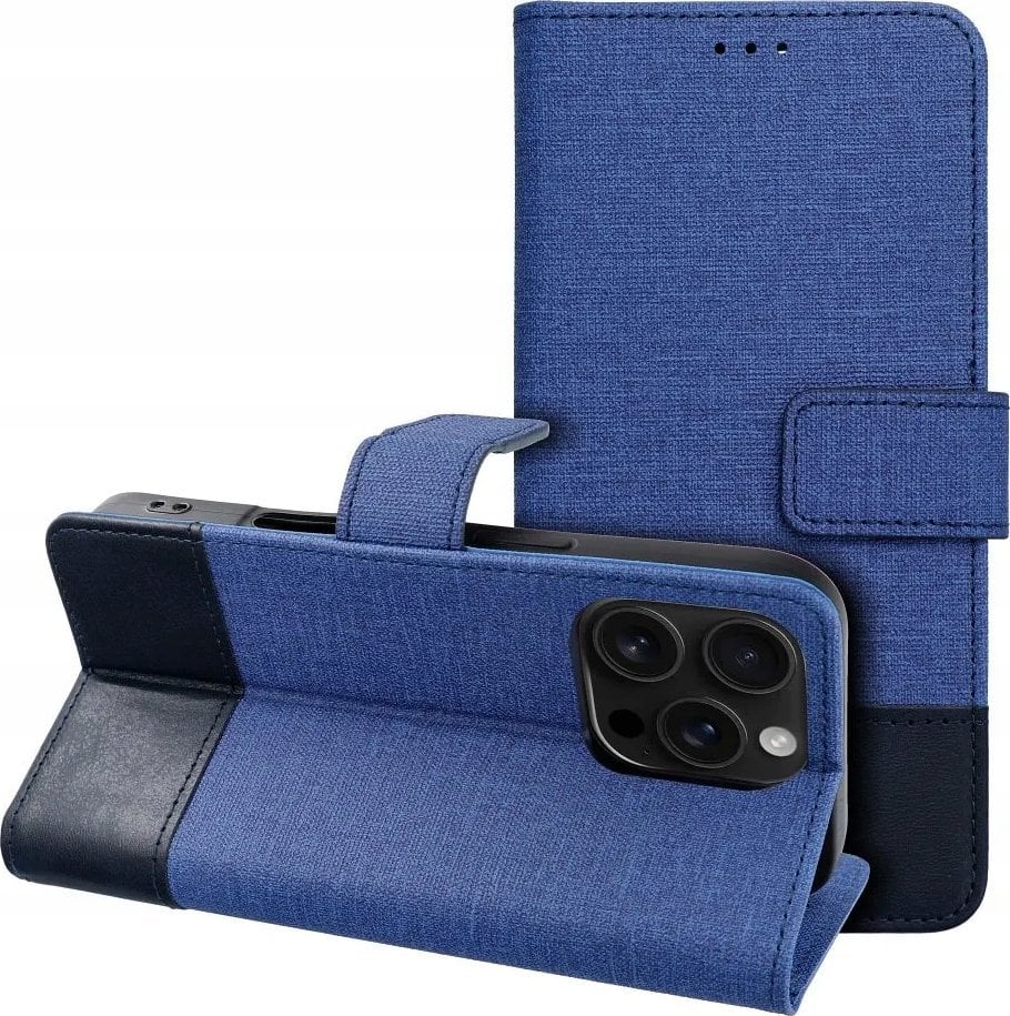 Kabura GOMMA Book do XIAOMI Redmi NOTE 14 4G (GLOBAL - 163.25mm x 76.55mm x 8.16mm) niebieski