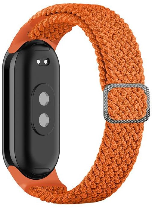 Pasek Pleciony Mi Band 8 / M8 (6), ORANGE / POMARAŃCZOWY