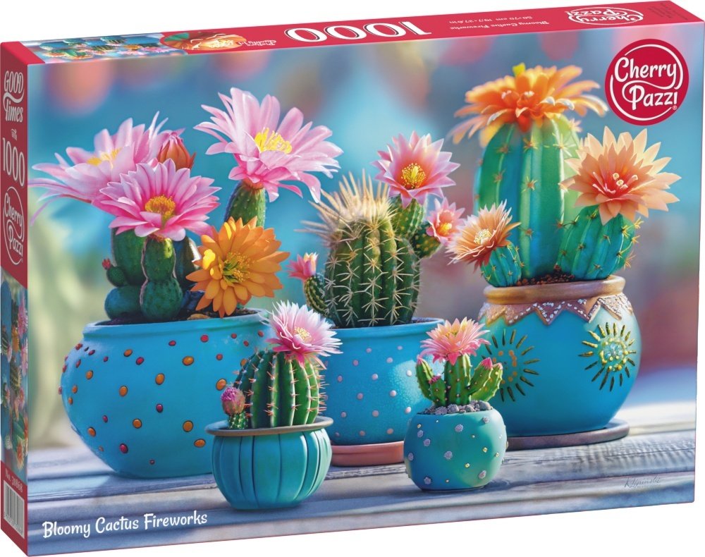 *****Puzzle 1000 Cherrypazzi Bloomy Cactus 30868