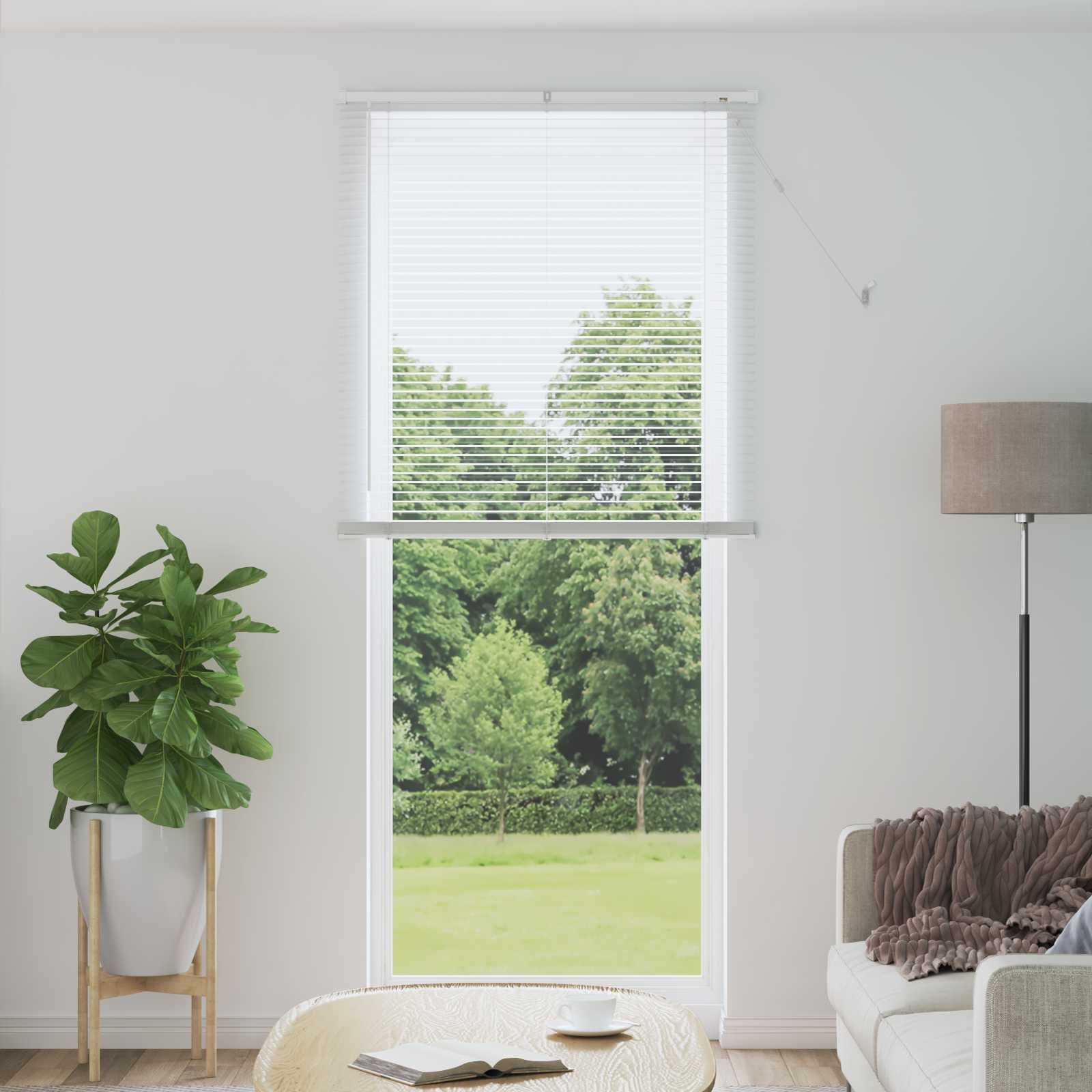 vidaXL Żaluzja wenecka Z regulacją Biały 213 x 80 cm PVC