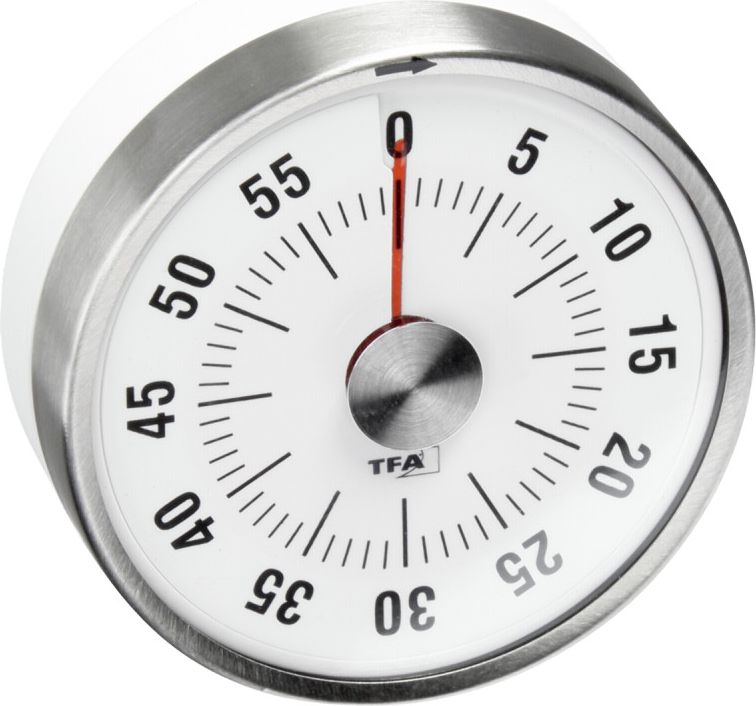 Minutnik TFA Mechaniczny Srebrny (38.1028.02)
