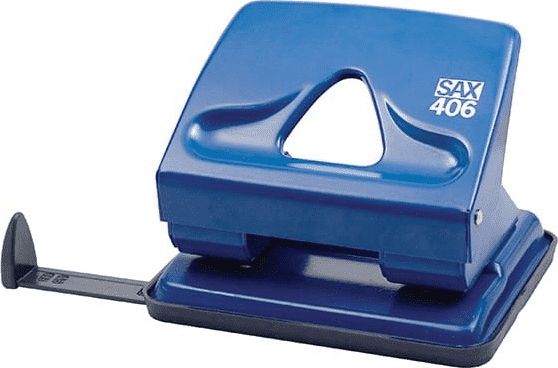 Dziurkacz SAX 406 30 kartek Niebieski (PBSX0629)