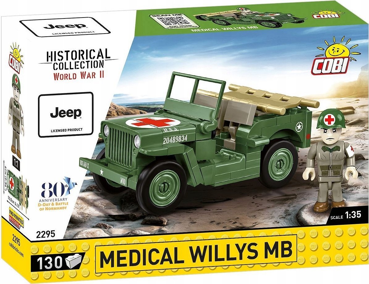 Cobi Klocki Medical Willys MB
