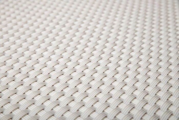 TechnoRattan Osłona Balkonowa z TECHNORATTANU na WYMIAR (0,05m2) - Biała bez oczek RD07