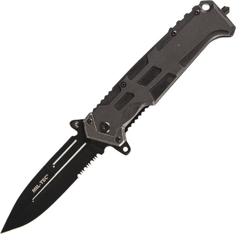 Mil-Tec Nóż składany Mil-Tec Assault G10 Black (15325500)