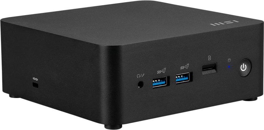 MSI CUBI NUC AI 1UMG-019BEU komputer typu barebone Czarny 125H Intel SoC