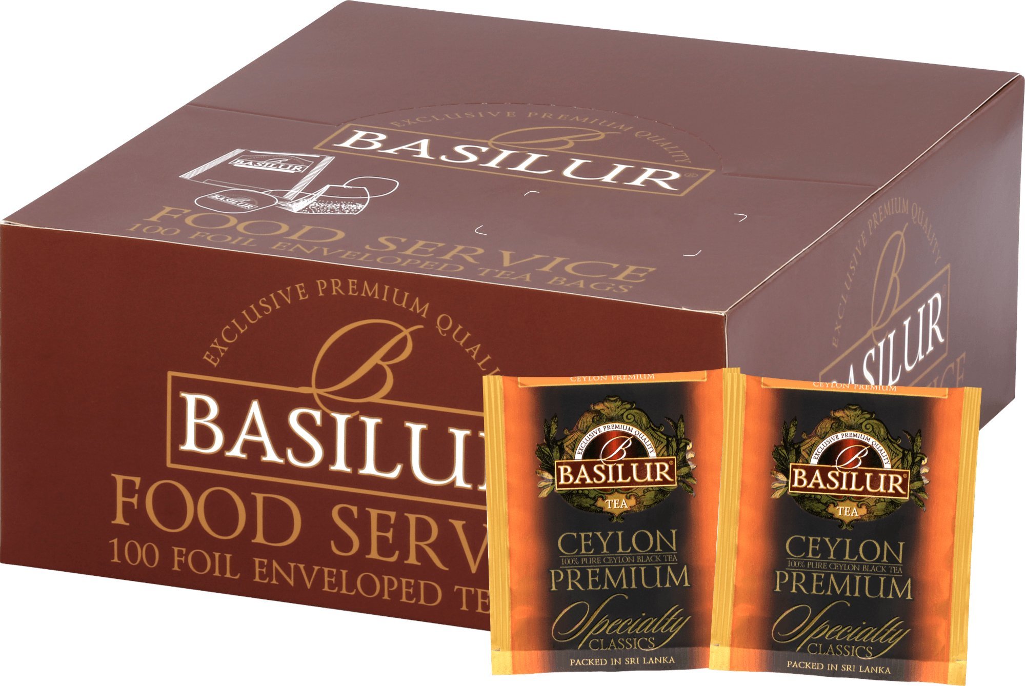 Basilur CEYLON PREMIUM herbata czarna - 100 kopert