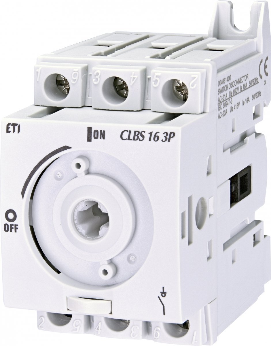 Eti-Polam Rozłącznik izolacyjny 3P 16A/690V AC montaż na szynie TH CLBS 16 3P 004661400