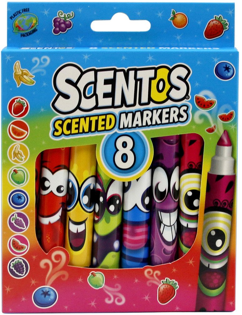 Scentos MARKERY - ŚMIESZNE MINKI 8 szt.