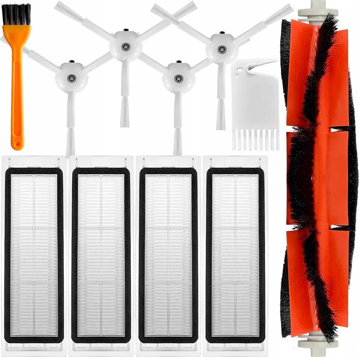 Heckermann Zestaw czyszczący do robota 4xHEPA + 4xSzczotki - Zestaw C