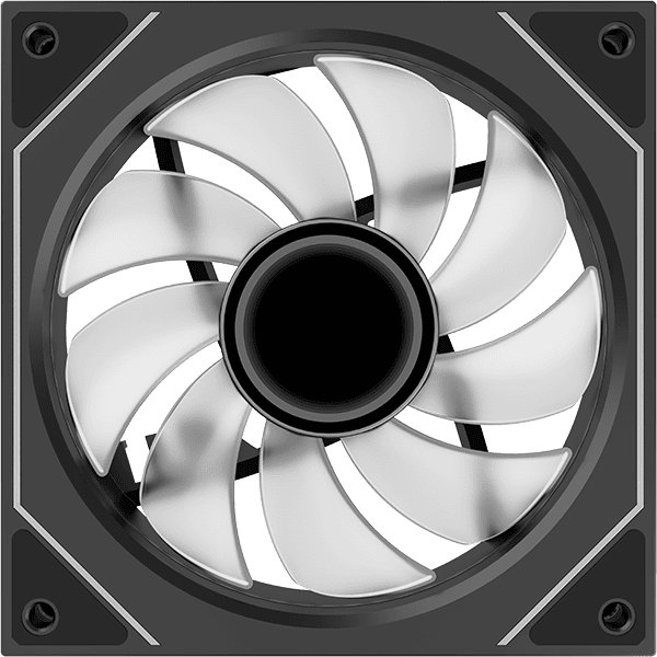 Wentylator Xilence Xilence Gaming Series XPF120U.ARGB Obudowa komputera Wentylator 12 cm Czarny 1 szt.