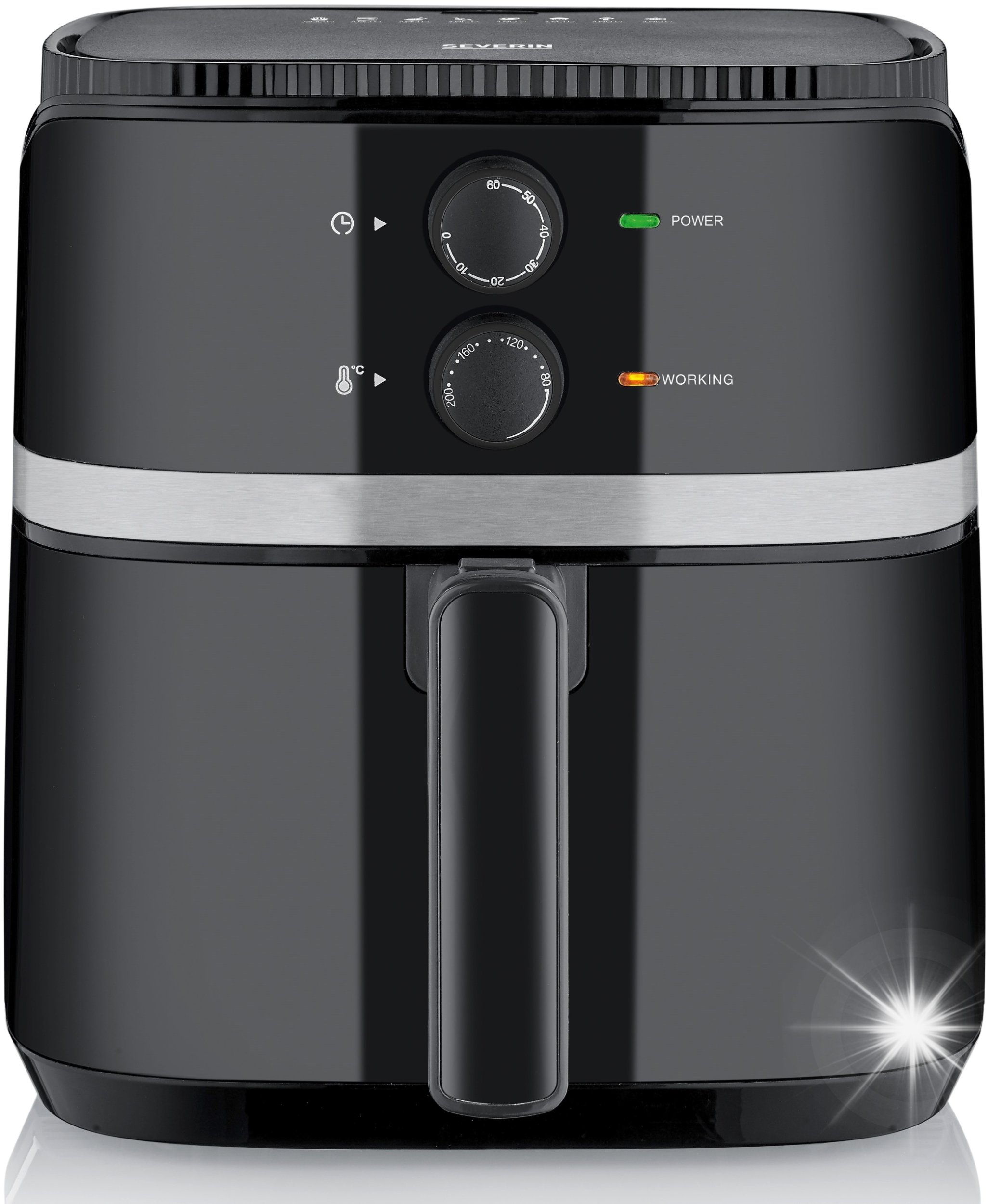 Frytkownica beztłuszczowa Severin Frytkownica beztłuszczowa Severin FR 2452 1500W 5L do Smażenia Pieczenia