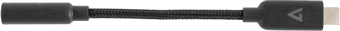 Adapter USB V7 USB-C - Jack 3.5mm Czarny (V7UCAUDIO-BLK)