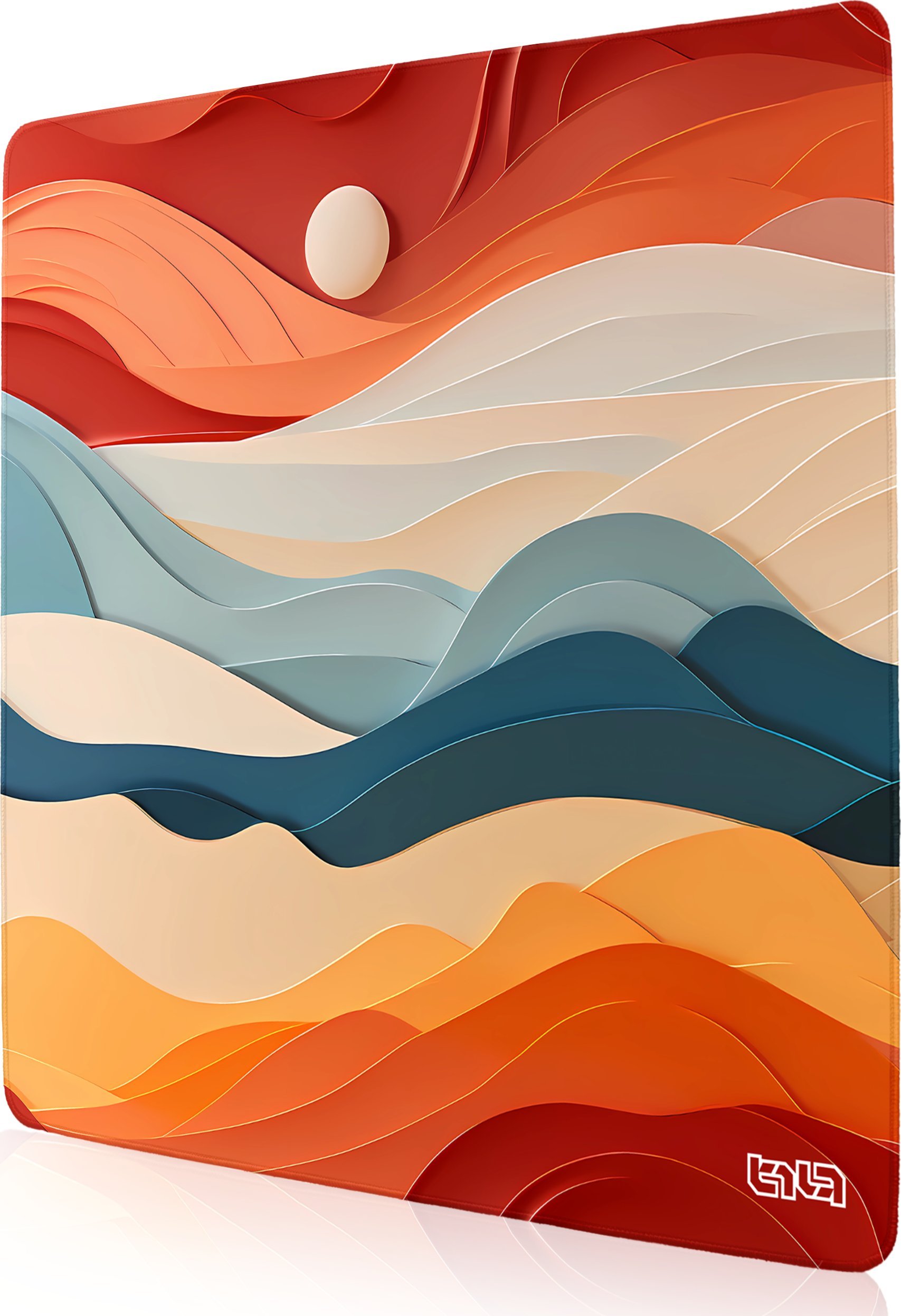 Podkładka Tilt DUŻA PODKŁADKA POD MYSZKĘ Miraż Pustynnych Fal 50x50 TILT Duża Wodoodporna