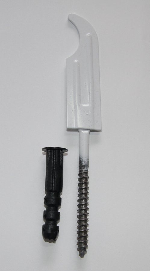 Onnline Wieszak grzejnika szabelka D80 biały 10248056