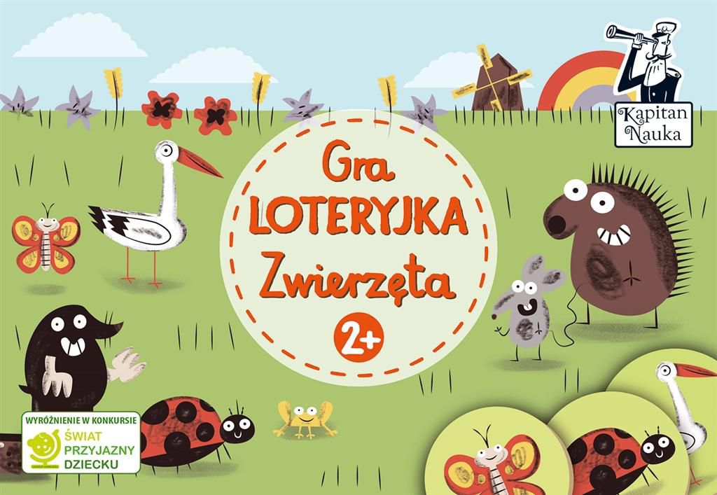 Edgard Kapitan Nauka. Gra Loteryjka. ZwierzÄ™ta 2+