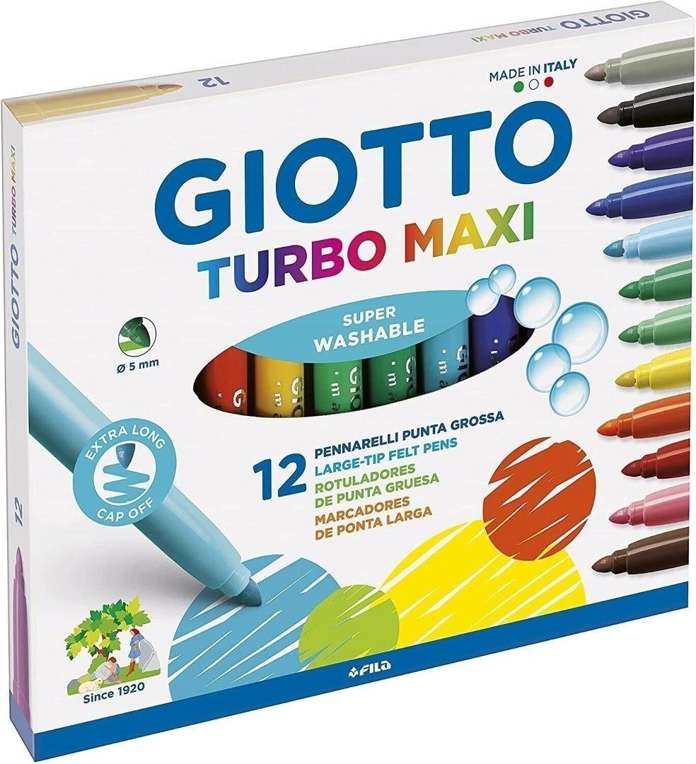 Giotto Markery Turbo Maxi 12 kolorów GIOTTO