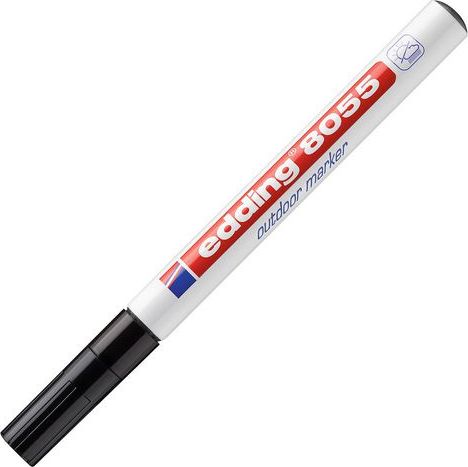 Edding Marker edding 8055 odporny na warunki atmosferyczne 1-2mm, czarny