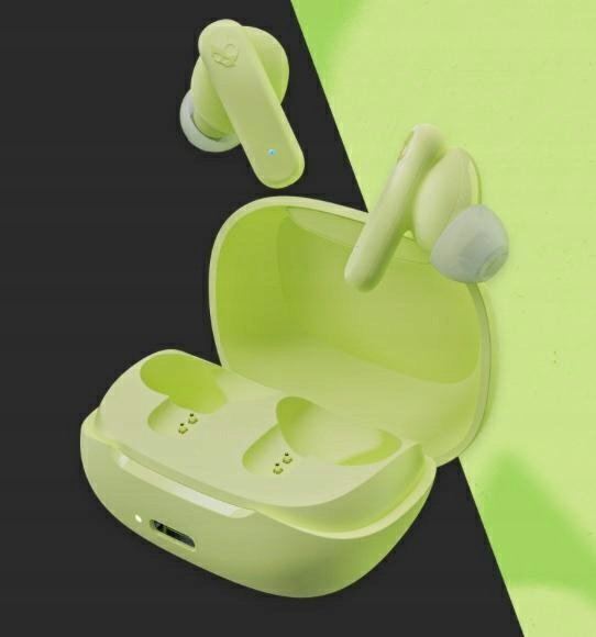 Słuchawki Skullcandy Smokin Buds zielone (S2TAW-R954)