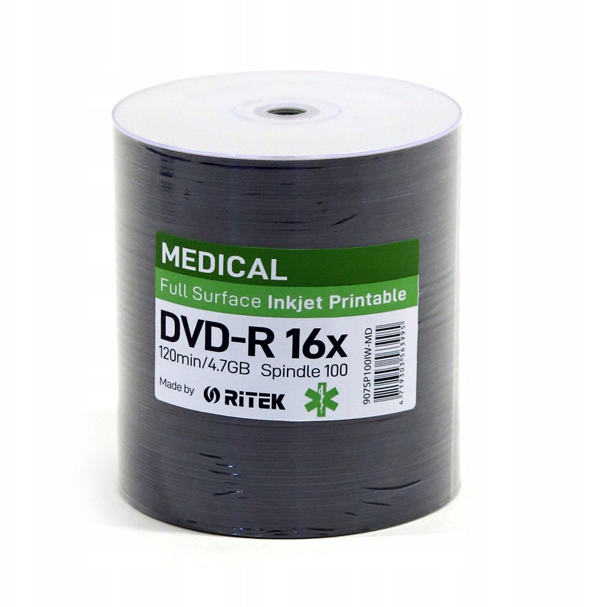 TRAXDATA RITEK DVD-R 4,7GB 16X PRINTABLE MEDICAL SP*100