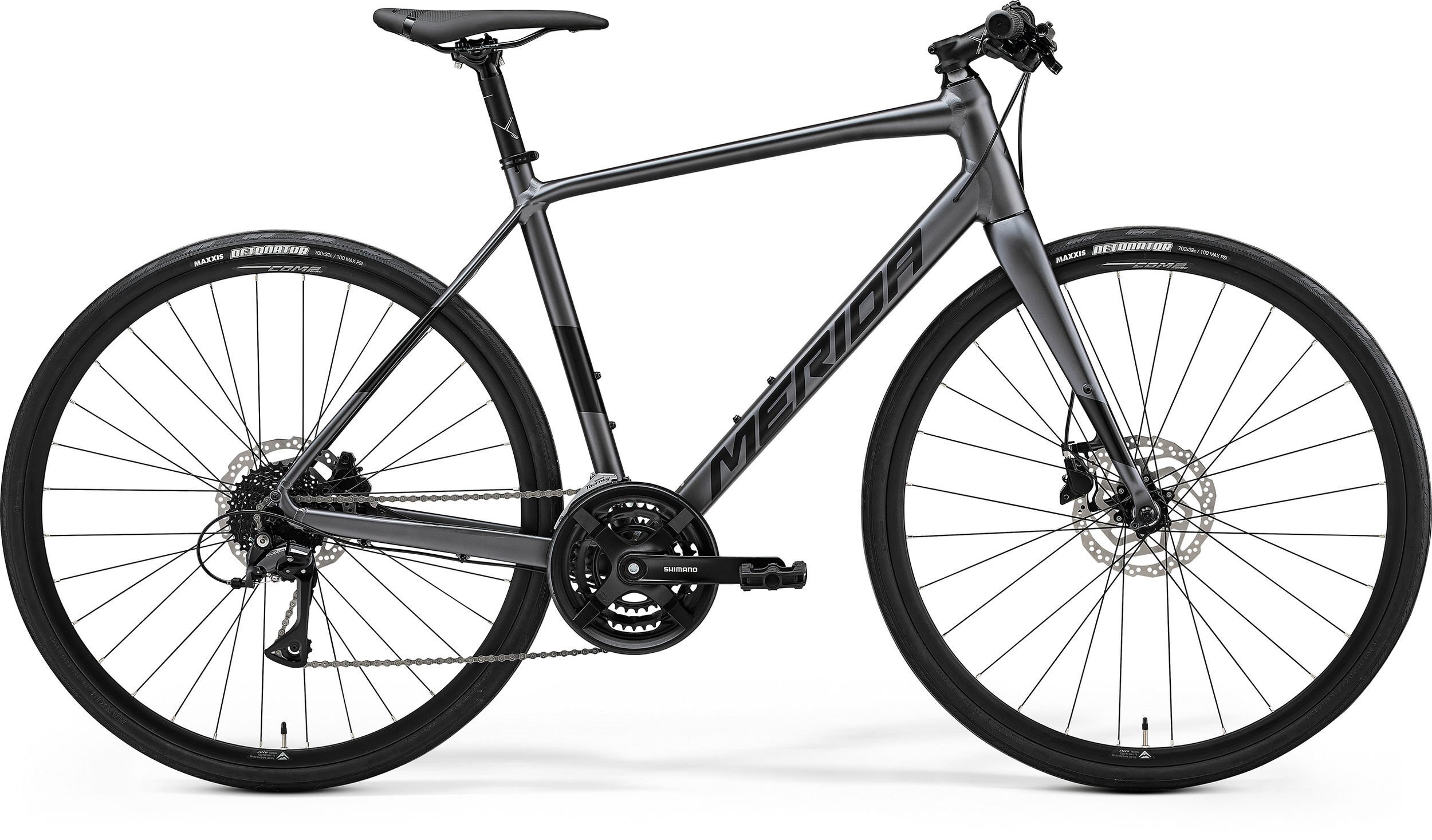 Merida SPEEDER 100 28" Choose frame size: XXS, Choose color: Silk Dark Silver(Black)