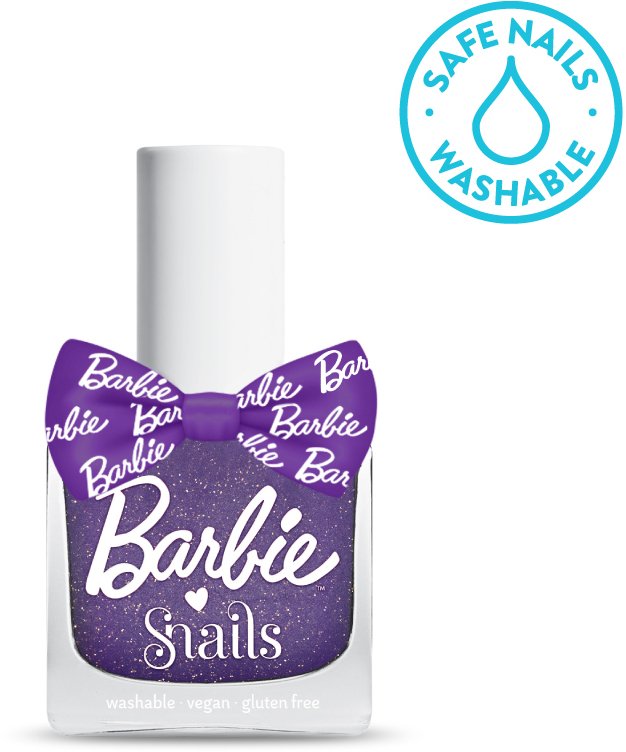Snails Snails, Zmywalny Lakier do paznokci dla dzieci Barbie, Dream Big, 10,5 ml