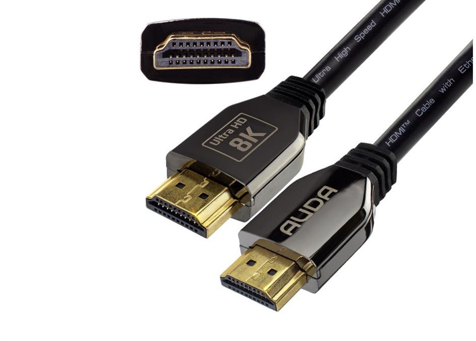 AUDA Prestige Kabel HDMI 2.1 8K Ultra High Speed 8K@60 4K@120 /0,5m/