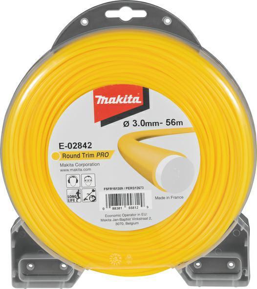 Makita MAKITA ŻYŁKA NYLONOWA OKRĄGŁA 3,0mm/56m PRO ME-02842