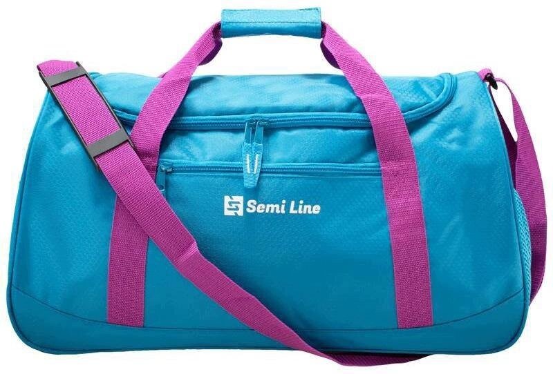 Semi Line Torba sportowa A3043 niebiesko-fioletowa