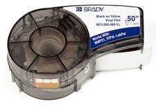 Brady Black on Yellow 6,4m x 12,7mm