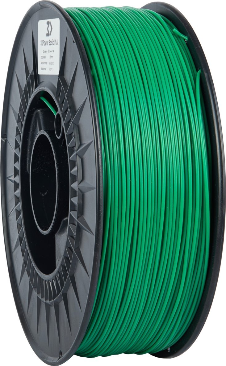 3DPower Filament 3DPower Basic PLA 1.75mm Grass Green 1kg