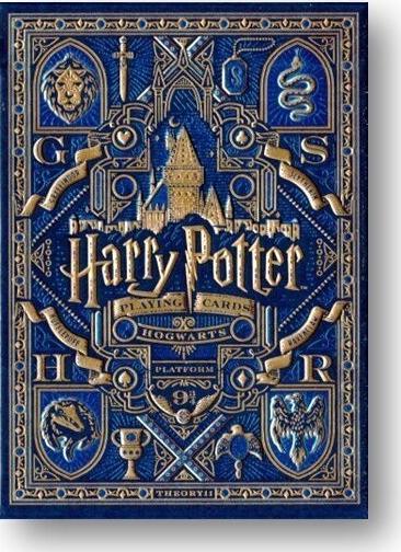 Bicycle Karty Harry Potter talia niebieska