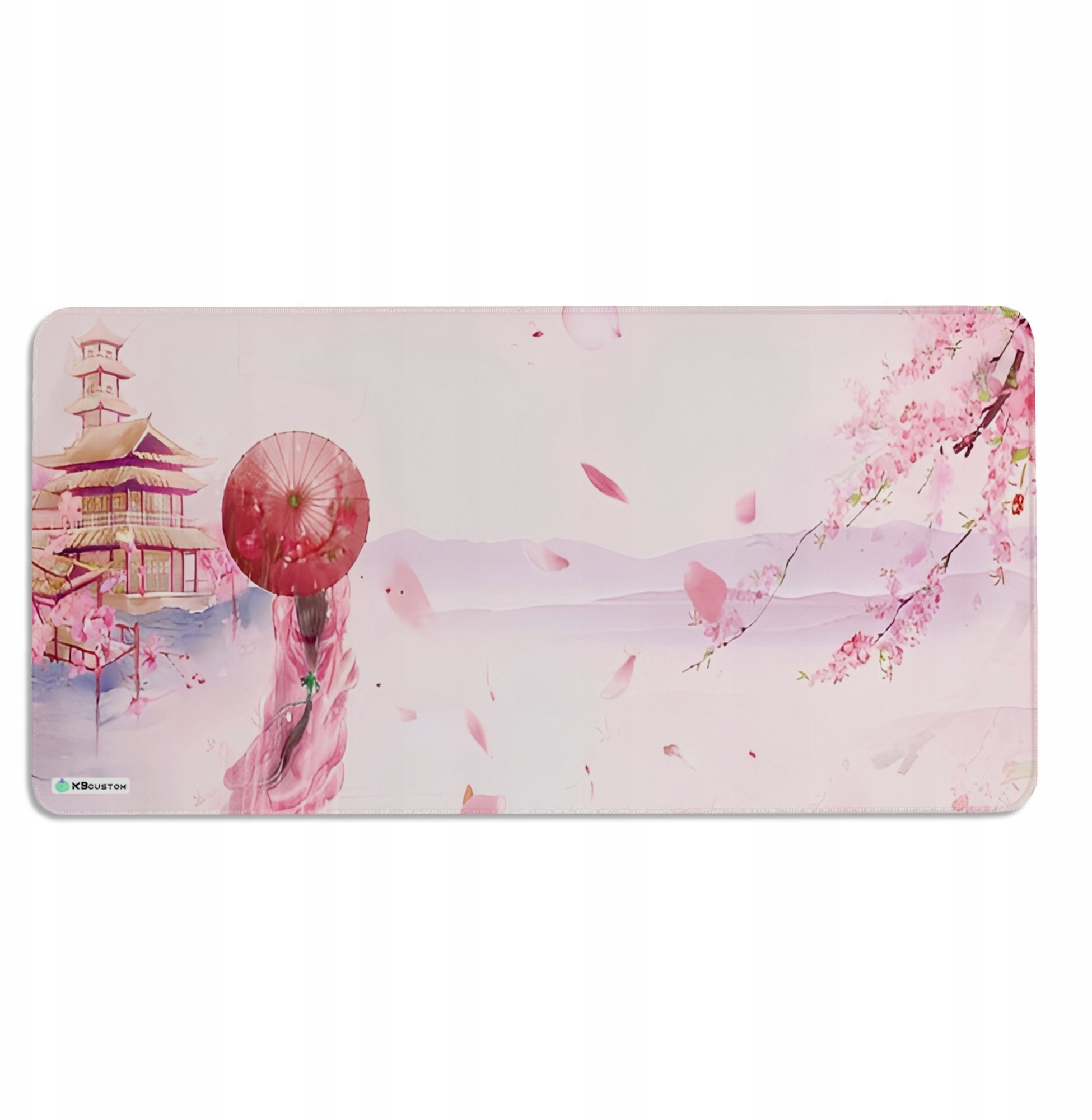Podkładka KBcustom DUŻA PODKŁADKA MATA POD MYSZKĘ MYSZ 120x60cm XXXL KBcustom Biurko Flower 68