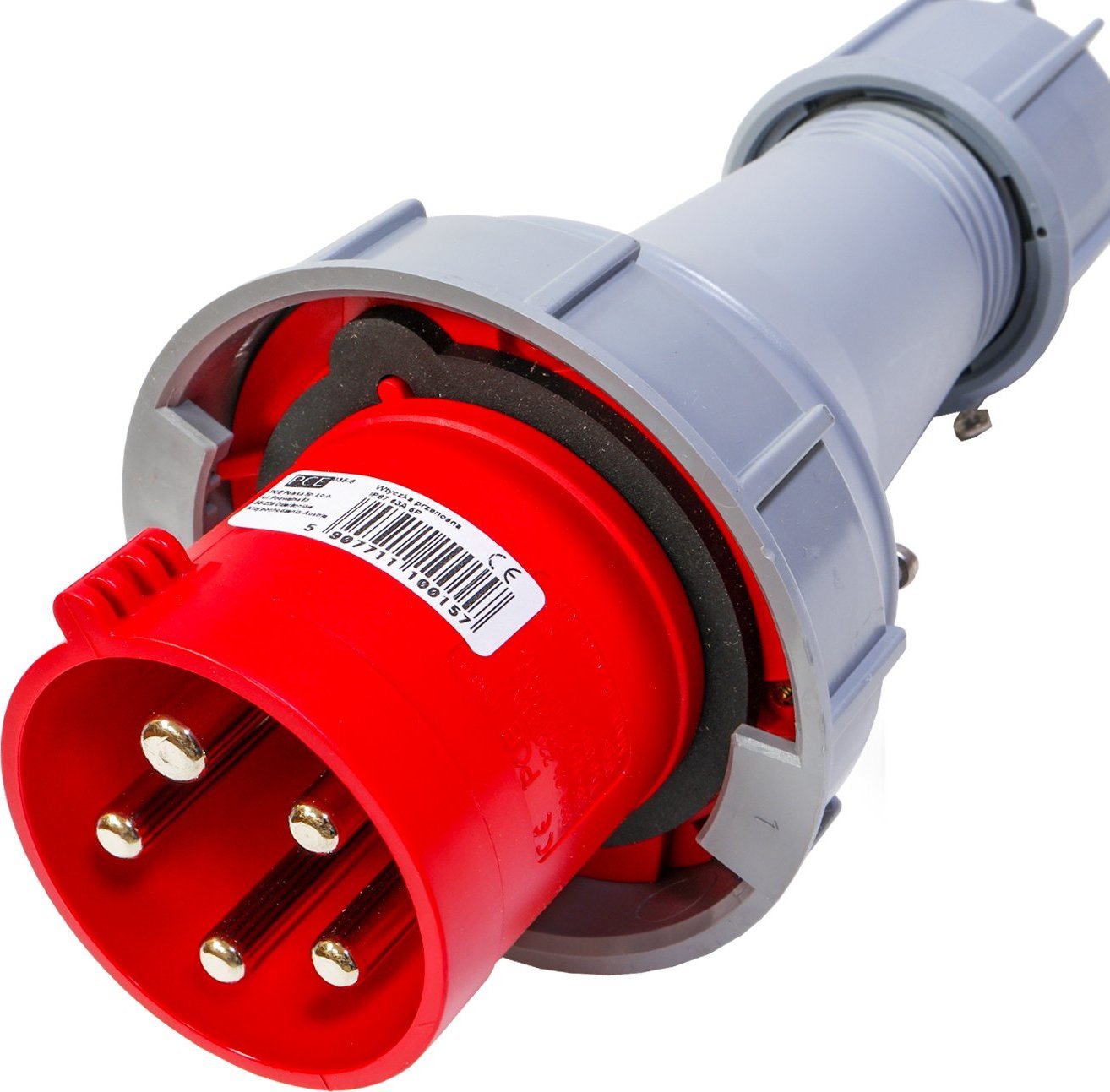 PCE Wtyczka przenośna 63A 5P 400V IP67 TWIST 035-6 PCE