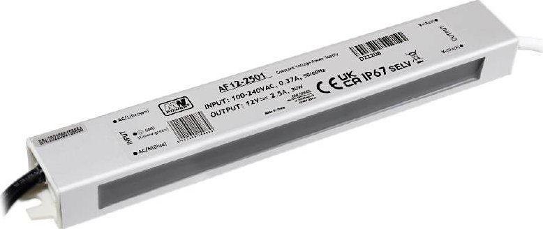 MPL Power 12V/2.5A, 30W, metal case IP67 - MW POWER