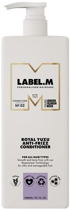 Label m Label.M, Royal Yuzu, Hair Conditioner, Anti-Frizz, 1000 ml For Women