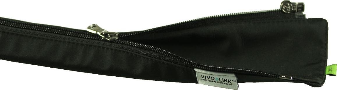 Organizer VivoLink Vivolink PROZIPSLEEVE2.5 rękawy kablowe Czarny