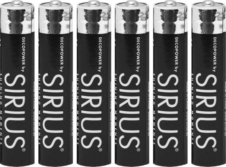 Sirius DecoPower AAAA baterie - 6 szt.