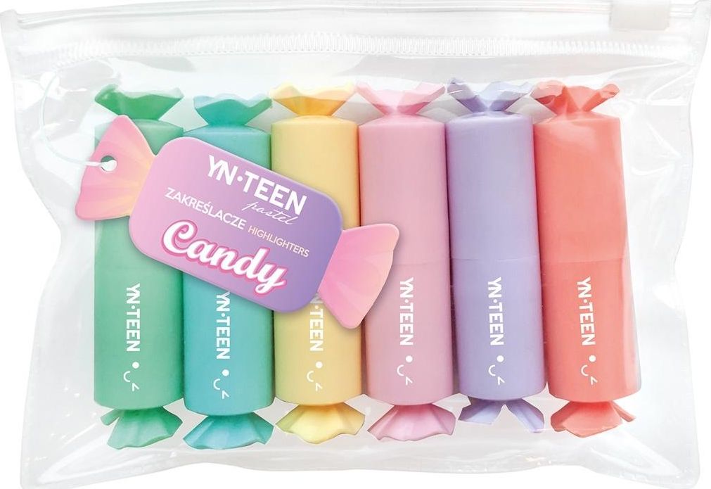 Interdruk Zakreślacz Candy 6 kolorów YNT
