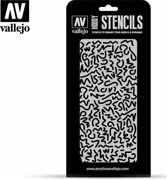 Vallejo : Stencils - Luftwaffe WWII Shingles Camo