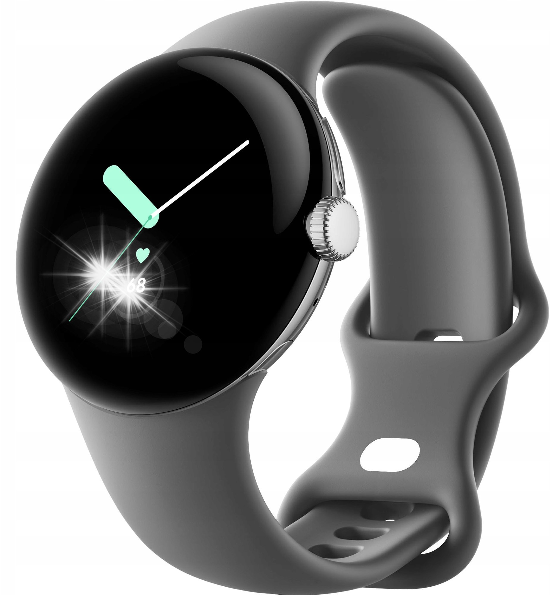 Smartwatch Google Pixel Watch AMOLED 41 mm Cyfrowy Srebrny Wi-Fi GPS