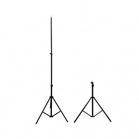 Statyw Elight 21M Premium Stabilny Metalowy statyw 2.1m max 1/4 skrūwy Pierścień LED Mocowanie kamer...